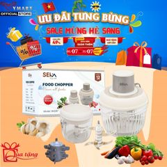 Máy Xay Thịt Đa Năng SEKA SK2287 - 2 Cối Thủy Tinh, 500W, Bộ Dao Thay Thế - Thiết Kế An Toàn, Tiện Lợi Cho Bếp Trong Mọi Gia Đình