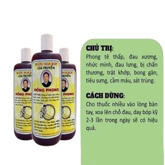 Dầu Xoa Bóp Gia Truyền Hồng Phong 100ml - Hỗ Trợ Giảm Đau Xương Khớp, Thư Giãn Cơ Bắp, Tự Nhiên và An Toàn cho Sức Khỏe.