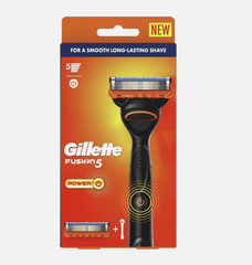 Dao Cạo Râu Gillette Fusion 5 Power Hộp Giấy ( Cam )