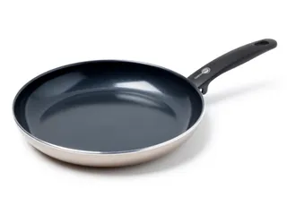 Chảo cạn GreenPan Cambridge Bronze 24cm - Chống dính Ceramic, Dùng cho bếp từ, Hợp kim nhôm, Tiện lợi cho nấu ăn