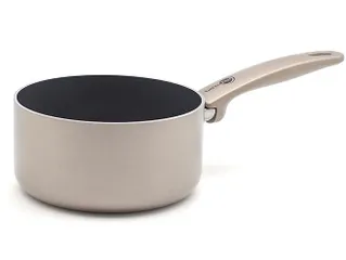 Chảo Sâu Lòng Có Nắp Kính Greenpan 20cm Cambridge Bronze - Chất Liệu Nhôm Chống Dính Ceramic, Đạt Tiêu Chuẩn Bếp Từ, Dung Tích 2 Lít