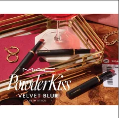 Son Mac Powder Kiss Velvet Blur Lipstick 899 - Son Môi Mịn Màng, Đế Đỏ Quyến Rũ, Dễ Dàng Tán, Phù Hợp Mọi Dịp