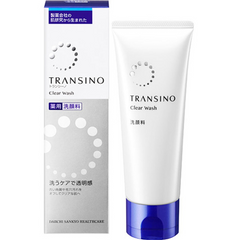 Sữa Rửa Mặt Transino Clear Wash Ex 100GR - Dưỡng Da Sáng Mịn, Chống Lão Hóa, Nhập Khẩu Nhật Bản