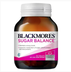 Blackmores Viên Uống Hỗ Trợ Đường Huyết Sugar Balance 90 Viên - Sản Phẩm Chức Năng Giúp Duy Trì Mức Đường Huyết Ổn Định - Úc