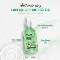 Serum Phục Hồi SMAS Premium Cica Recovery 120ml - Dưỡng ẩm, Giảm Viêm, Làm Dịu Da Nhạy Cảm, Hỗ Trợ Tái Tạo Da Mụn