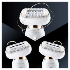 Máy cạo lông Braun Silk-épil 9 Flex - Thiết bị tẩy lông cho nữ, công nghệ Micro-Grip, kèm FaceSpa, tiện lợi và ít đau.