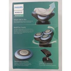 Máy cạo râu Philips Norelco AquaTouch S5767/87 Wet & Dry - Cạo ướt khô, Bảo vệ da, Chạy 50 phút, Duy trì ria mép, Bảo hành 2 năm