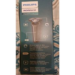 Máy cạo râu Philips Norelco AquaTouch S5767/87 Wet & Dry - Cạo ướt khô, Bảo vệ da, Chạy 50 phút, Duy trì ria mép, Bảo hành 2 năm