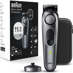 Tông Đơ Cắt Tóc Đa Năng Braun 11-in-1 - 40 Cài Đặt Độ Dài, Chăm Sóc Râu, Cơ Thể và Tóc Chính Xác, Pin Li-Ion 100 Phút
