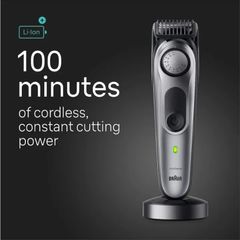 Tông Đơ Cắt Tóc Đa Năng Braun 11-in-1 - 40 Cài Đặt Độ Dài, Chăm Sóc Râu, Cơ Thể và Tóc Chính Xác, Pin Li-Ion 100 Phút