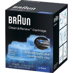 Hộp nước rửa máy cạo râu Braun Clean & Renew 170ml - Dung dịch thay thế cho máy cạo râu an toàn và hiệu quả, giữ lưỡi cạo luôn sạch sẽ.