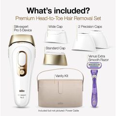 HỆ THÔNG TRIỆT LÔNG BRAUN SILK·EXPERT PRO 5 PL5347 THẾ HỆ MỚI NHẤT, 3 ĐẦU CHÍNH XÁC