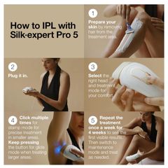 HỆ THÔNG TRIỆT LÔNG BRAUN SILK·EXPERT PRO 5 PL5347 THẾ HỆ MỚI NHẤT, 3 ĐẦU CHÍNH XÁC
