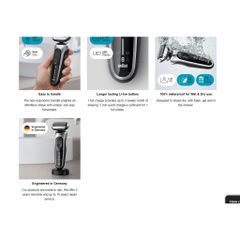 Máy Cạo Râu Braun Series 7 Flexible Chính Hãng - Công Nghệ AutoSense, Sạc Nhanh, Chống Nước 100% - Thiết Bị Làm Đẹp Đẳng Cấp