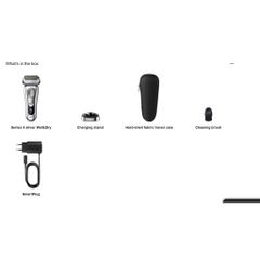 Máy Cạo Râu Braun Series 9 9330S - Máy Cạo Râu Chính Xác, Chống Nước, Pin Li-Ion, Sạch Dễ Dàng, Made in Germany