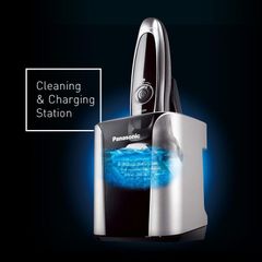 Máy Cạo Râu Điện Panasonic ES-LV95-S - Hệ Thống Cạo 5 Lưỡi Siêu Sắc, Cảm Biến Thông Minh, Sạch và Sạc Tự Động - Phù Hợp Cho Da Nhạy Cảm