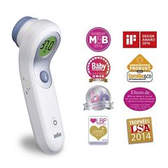 Nhiệt Kế Điện Tử Đo Trán Braun NTF3000 - Không Chạm, Cảm Ứng Chính Xác, Thích Hợp Cho Trẻ Em và Người Lớn