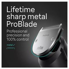 Tông Đơ Cắt Tóc Đa Năng Braun Series 9 9340 - Bộ Dụng Cụ 8 trong 1, Pin Li-Ion, Công Nghệ AutoSense, Đặt Độ Dài Tùy Chỉnh