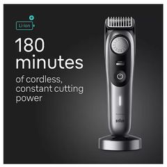 Tông Đơ Cắt Tóc Đa Năng Braun Series 9 9340 - Bộ Dụng Cụ 8 trong 1, Pin Li-Ion, Công Nghệ AutoSense, Đặt Độ Dài Tùy Chỉnh
