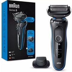 Máy cạo râu Braun Series 5 5018S - Thiết bị làm đẹp chính hãng Đức, chống nước, sạc nhanh, bảo hành 2 năm