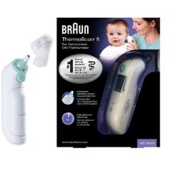 Nhiệt Kế Đo Tai Braun IRT6020 - Máy Đo Thân Nhiệt 5 Trong 1 Đáng Tin Cậy Dành Cho Gia Đình, Chính Xác & Dễ Dùng