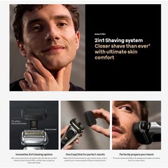 Máy Cạo Râu Braun Series 9 Pro+ 9597cc - Bộ Sản Phẩm Cao Cấp Có Đầu ProComfort và Trung Tâm Sạc SmartCare 6 Trong 1