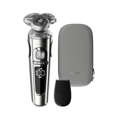 Máy Cạo Râu Philips Series 9000 Prestige SP9860/86 - Wet & Dry SmartClick Precision Trimmer với Lưỡi Dao NanoTech và Đầu Dò Đường Viền Chỉnh Xác