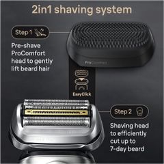 Máy Cạo Râu Điện Braun Series 9 PRO+ - Cạo Râu Kỹ Hơn, Thoải Mái Cho Da, Chạy Bằng Pin, Chính Hãng Đức, Model 9419S,9477CC,9567CC
