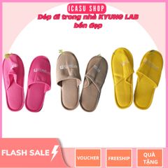 Dép Vải Đi Trong Nhà KYUNG LAB - Phong Cách Hàn Quốc, Siêu Bền, Thoải Mái, Dành Cho Nam Nữ, Đế Cao Su Chống Trượt