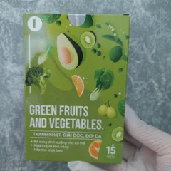 Viên Uống Detox Rau Củ Green Fruits And Vegetables, Cherry  Slimming Care