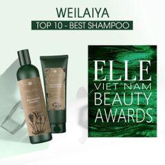 Dầu Gội Gừng Weilaiya - Bộ Gội Xả Kích Mọc Tóc Cho Tóc Dầu & Khô, Giảm Gãy Rụng, Hương Gừng & Vanilla Tự Nhiên