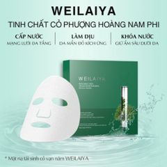 Mặt nạ dưỡng da, dưỡng ẩm khóa nước, tái sinh da cỏ vạn năm Weilaiya hộp 10 miếng [Cận date T7/2025]