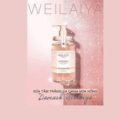 Sữa Tắm Trắng Da Cánh Hoa Hồng Damask Weilaiya 450ml - Chăm Sóc Da Dưỡng Ẩm, Nguyên Liệu Từ Bulgaria, Hương Nước Hoa Quyến Rũ