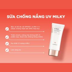 Sữa Chống Nắng Hạ Nhiệt Lanci UV Milky 50g - Bảo Vệ Da SPF 50, Dưỡng Ẩm và Làm Dịu Da, An Toàn Cho Da Nhạy Cảm