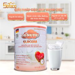 Sữa Bột Dr Nutri Glu.cera Cho Người Tiểu Đường - Ổn Định Đường Huyết, Ngăn Ngừa Biến Chứng, Hương Vị Ngon Miệng 900G