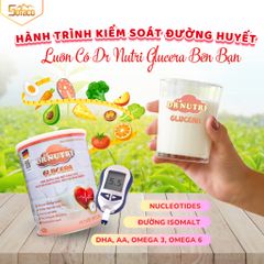 Sữa Bột Dr Nutri Glu.cera Cho Người Tiểu Đường - Ổn Định Đường Huyết, Ngăn Ngừa Biến Chứng, Hương Vị Ngon Miệng 900G