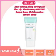 Kem Chống Nắng Dưỡng Ẩm Organic Beyond Angel Aqua Moisture Sun Cream SPF 50+ PA++++ - An Toàn Cho Mọi Loại Da, Chứng Nhận Thuần Chay