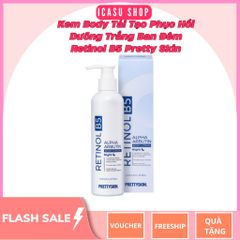 Kem Dưỡng Trắng Da Ban Đêm Pretty Skin Retinol B5 250ml - Tái Tạo, Phục Hồi, Giảm Nếp Nhăn, Cung Cấp Độ Ẩm