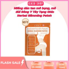 Miếng Dán Tan Mỡ Bụng Ohio Herbal Slimming Patch - Giảm Cân Nhanh Chóng Cho Vòng Eo Thon Gọn, An Toàn Từ Thiên Nhiên