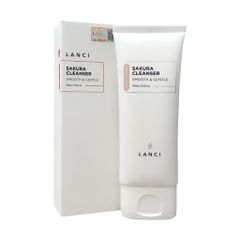 Sữa Rửa Mặt LANCI Sakura Cleanser 100g - Dịu Nhẹ, Làm Sạch Sâu, Cải Thiện Độ Ẩm, Dành Cho Da Nhạy Cảm