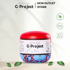 Bột Nano Gừng Tươi Bọc Đường Mía G Project 200gr - Giúp Tăng Cường Miễn Dịch, Chống Oxy Hóa, Thơm Ngon, An Toàn 100% Vegan