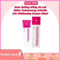 Kem Dưỡng Trắng Da Arbutin 5% Tosowoong 50ml - Giảm Thâm, Khắc Phục Nám, Dưỡng Ẩm Hiệu Quả từ Hàn Quốc