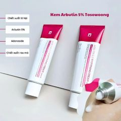Kem Dưỡng Trắng Da Arbutin 5% Tosowoong 50ml - Giảm Thâm, Khắc Phục Nám, Dưỡng Ẩm Hiệu Quả từ Hàn Quốc