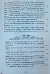 Chỉ Dẫn Áp Dụng Luật Trật Tự An Toàn Giao Thông Đường Bộ 2024 - Hướng Dẫn Thi Hành Và Văn Bản Liên Quan 616 Trang
