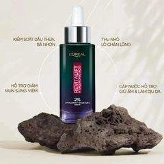 Serum L'Oreal Revitalift Mini 7.5ml - Niacinamide 2% Kiềm Dầu Ban Đêm cho Da Dầu và Lỗ Chân Lông to, Cấp Ẩm và Làm Sáng Da