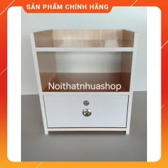 Tủ Đầu Giường 1 Ngăn Kéo Màu Gỗ Sồi - Đã Lắp Ráp Sẵn, Tiện Lợi Cho Phòng Ngủ, Chất Liệu Nhựa Cao Cấp, Gọn Gàng, Sang Trọng