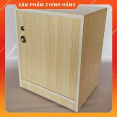 Tủ Đựng Đồ Đa Năng Có Bánh Xe Khóa Gỗ Sồi - Tiện Lợi, Đã Lắp Sẵn, Dễ Di Chuyển, Chất Lượng Cao, Thiết Kế Hiện Đại