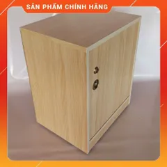 Tủ Đựng Đồ Đa Năng Có Bánh Xe Khóa Gỗ Sồi - Tiện Lợi, Đã Lắp Sẵn, Dễ Di Chuyển, Chất Lượng Cao, Thiết Kế Hiện Đại