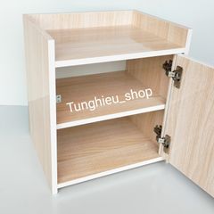 Táp đầu giường nhựa cao cấp 2 ngăn có khóa A08 - Thiết kế hiện đại, chống ẩm mốc, sẵn sàng sử dụng, hoàn hảo cho phòng ngủ.