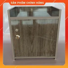Tủ Đầu Giường 2 Ngăn Cánh Mở Gỗ Óc Chó - Đã Lắp Sẵn, An Toàn, Tiện Dụng Cho Phòng Ngủ, Chống Nước, Không Mối Mọt
